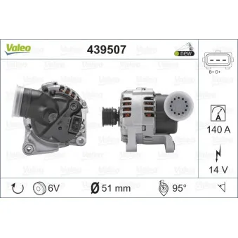 Alternateur VALEO 439507