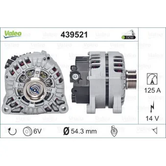 Alternateur VALEO 439521