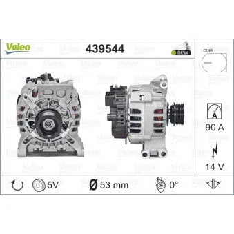 Alternateur VALEO 439544