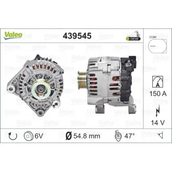 Alternateur VALEO 439545