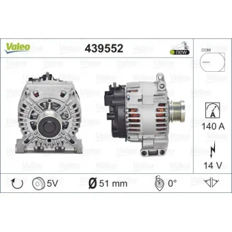 Alternateur VALEO 439552