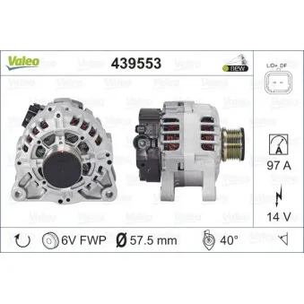 Alternateur VALEO 439553