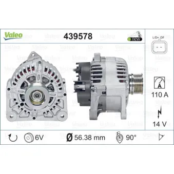 Alternateur VALEO 439578