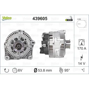 Alternateur VALEO 439605