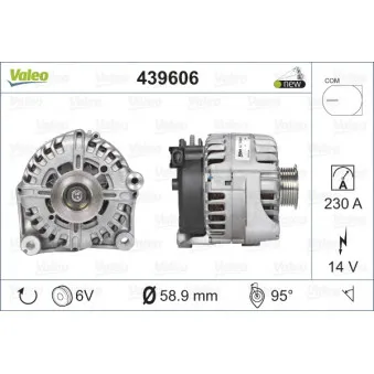 Alternateur VALEO 439606