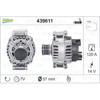 Alternateur VALEO 439611