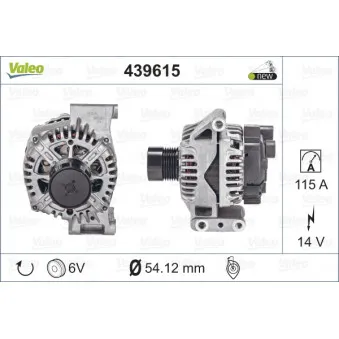 Alternateur VALEO 439615