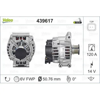 Alternateur VALEO 439617