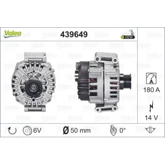 Alternateur VALEO 439649