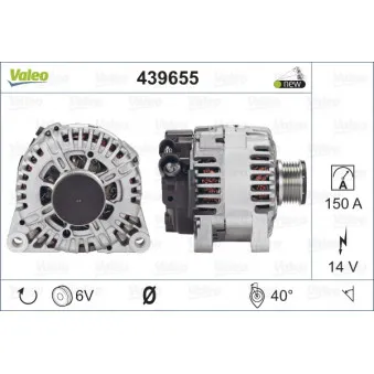 Alternateur VALEO 439655
