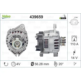 Alternateur VALEO 439659