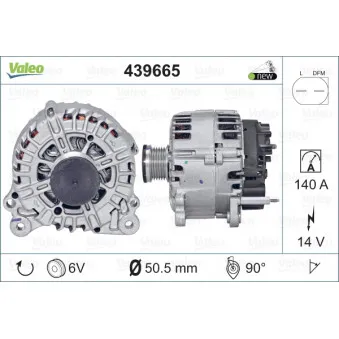 Alternateur VALEO 439665