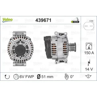 Alternateur VALEO 439671
