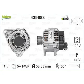 Alternateur VALEO 439683