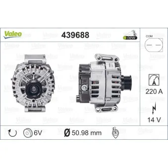 Alternateur VALEO 439688