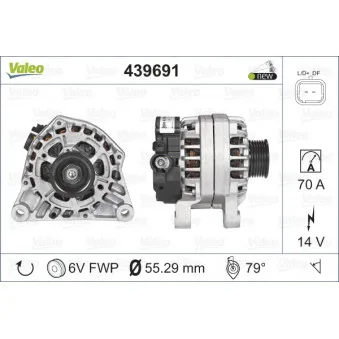 Alternateur VALEO 439691