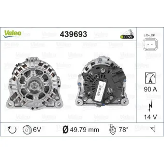 Alternateur VALEO 439693