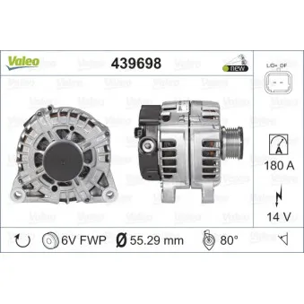 Alternateur VALEO 439698