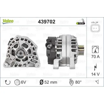 Alternateur VALEO 439702