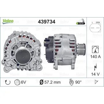 Alternateur VALEO 439734