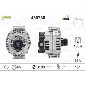Alternateur VALEO 439738
