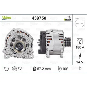 Alternateur VALEO 439750