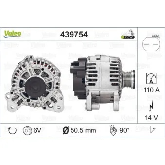 Alternateur VALEO 439754