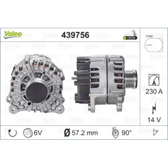 Alternateur VALEO 439756