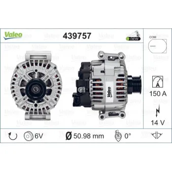 Alternateur VALEO 439757