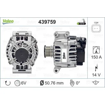 Alternateur VALEO 439759