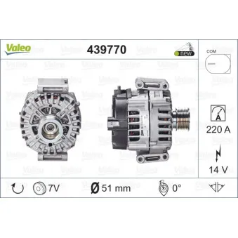 Alternateur VALEO 439770