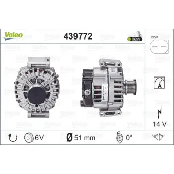 Alternateur VALEO 439772