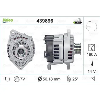 Alternateur VALEO 439896