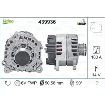 Alternateur VALEO 439936