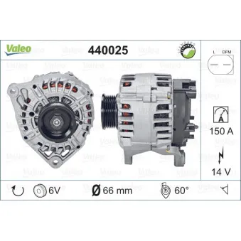 Alternateur VALEO 440025