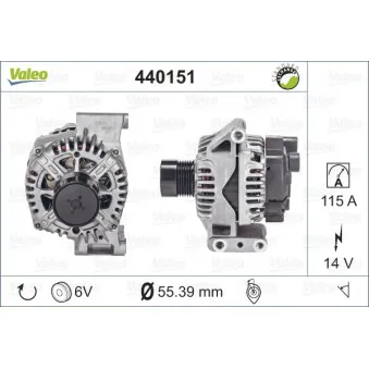 Alternateur VALEO 440151