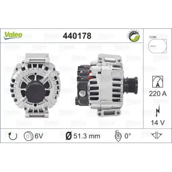 Alternateur VALEO 440178