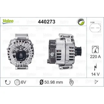Alternateur VALEO 440273