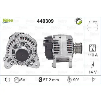 Alternateur VALEO 440309