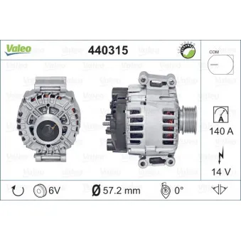 Alternateur VALEO 440315