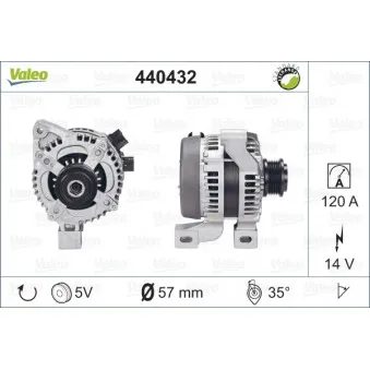 Alternateur VALEO 440432