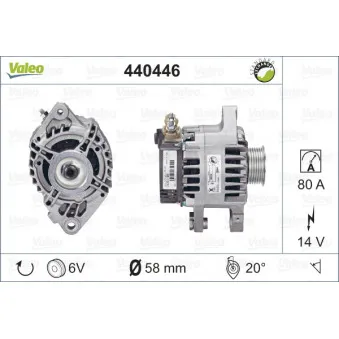 Alternateur VALEO 440446