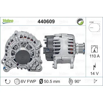 Alternateur VALEO 440609