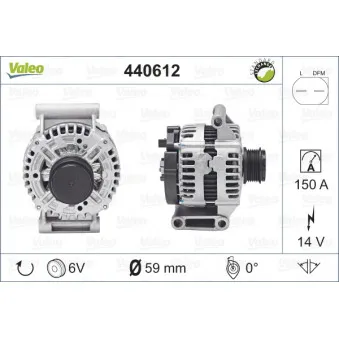 Alternateur VALEO 440612