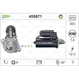 Démarreur VALEO 455671
