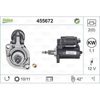 Démarreur VALEO 455672