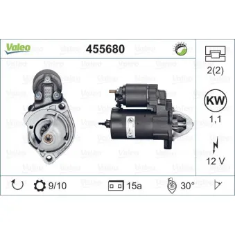Démarreur VALEO 455680