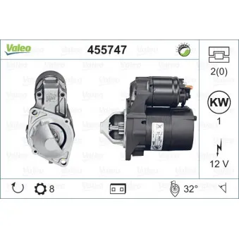 Démarreur VALEO 455747