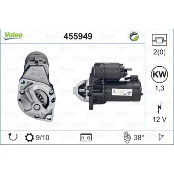 Démarreur VALEO 455949