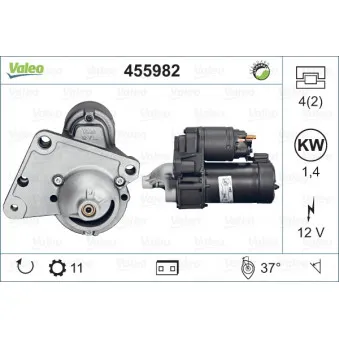 Démarreur VALEO 455982